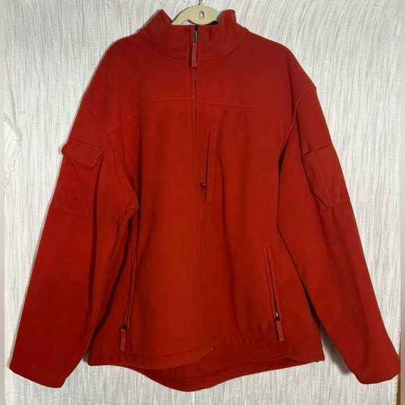 Duluth Trading Co orange Fleece jacket size XXL - Picture 1 of 3
